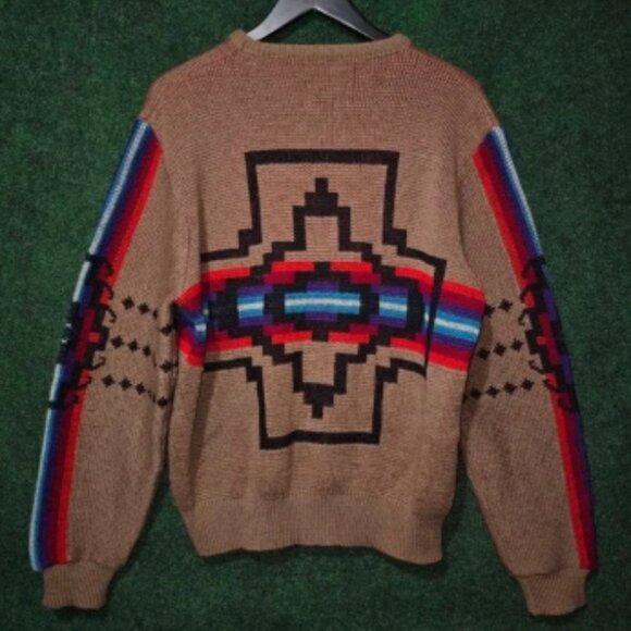 Pendleton Western Wool Sweater Aztec Southwestern Knit Pullover pendleton - Picture 2 of 5